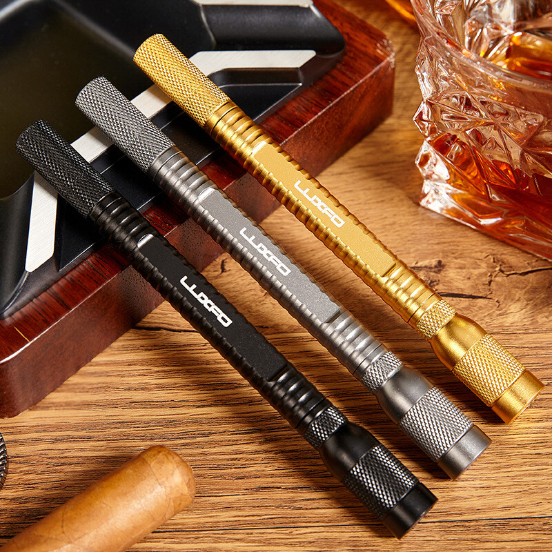 Cigāru griezēja ventilācijas adata, cigāru perforators, pārnēsājams daudzfunkcionāls cigāru griezējs, dāvanu kaste