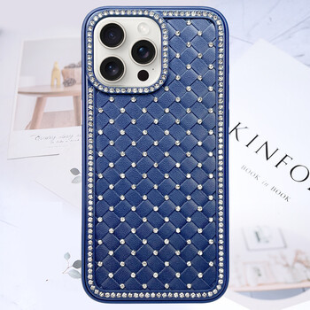 Κατάλληλο για Apple 15pro, θήκη Apple, iPhone 15promax, θήκη κινητού τηλεφώνου diamond 15 με πλεγμένο σχέδιο 11 υψηλής τεχνολογίας