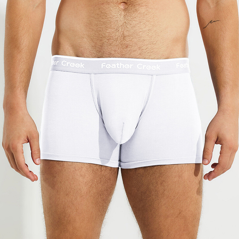 Мъжки боксерки с големи U-образни джобчета и големи предни джобчета, секси тънки момчешки шорти с четири ъгъла за есен и зима