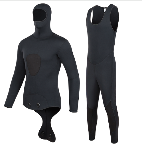 3MM kamuflaažsukeldumisülikond meestele lõhestatud korallimustriga, kalastusriietus, soe surfiülikond peidetud õmblusega, piiriüleseks snorgeldamiseks