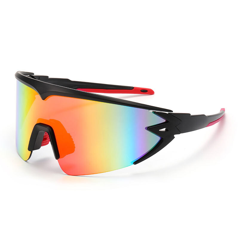 Nauji tarpvalstybiniai dviračių akiniai nuo saulės vyrams ir moterims, madingi europietiški ir amerikietiški lauko sportiniai akiniai, madingi ir šaunūs vėjui atsparūs akiniai