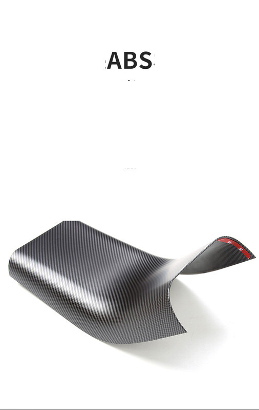 Tinka „Tesla Model 3 Model Y“ smūgius stabdančių plokštelių modifikacijai su ABS vidaus galine dekoratyvine plokšte.