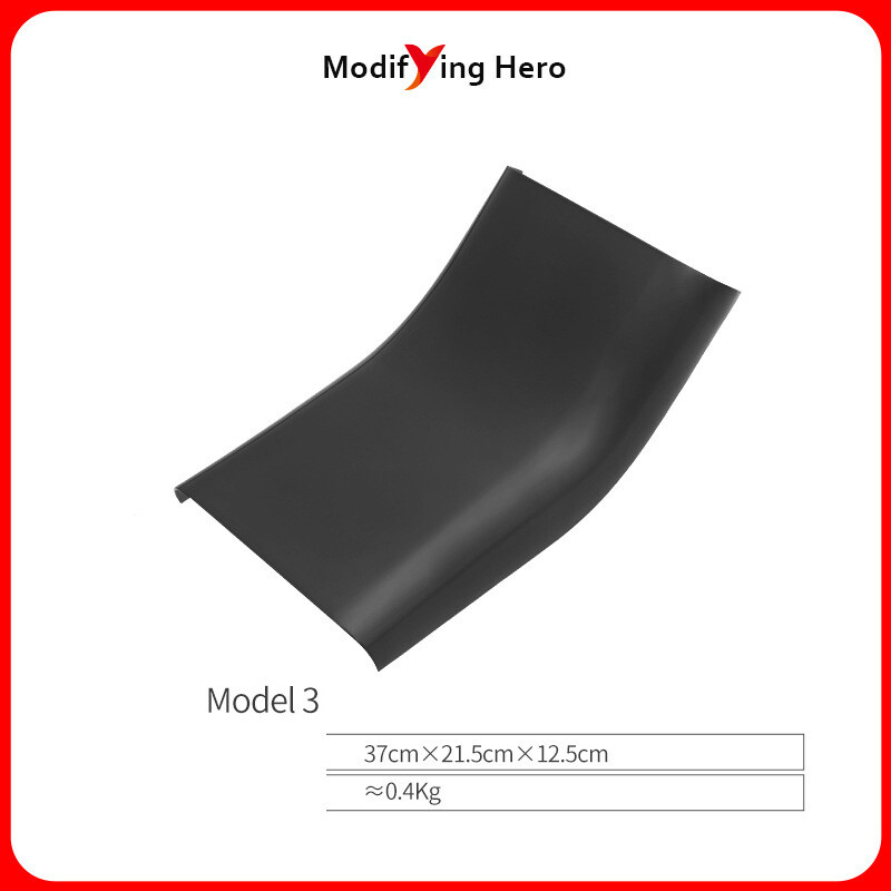 Potrivit pentru Tesla Model 3 Model Y placă anti-șut ABS, modificare placă decorativă spate interioară