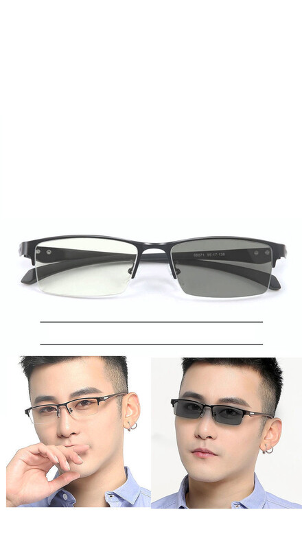 Värvimuutusega nutikad lugemisprillid lähedale ja kaugele nägemiseks, päikesekaitse, kõrglahutusega suurendus ja sinise valguse kaitsega ärilugemisprillidele