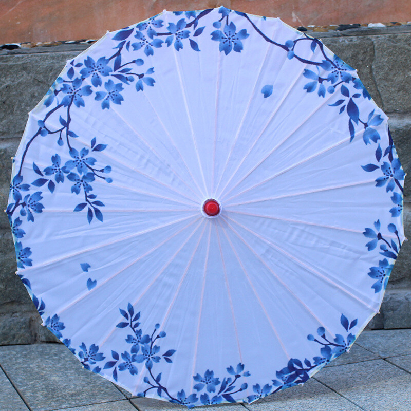 Китайски стил печат на таван на търговски център декоративен чадър cheongsam танцово представление реквизит древен стил занаятчийски чадър трансгранична търговия на едро