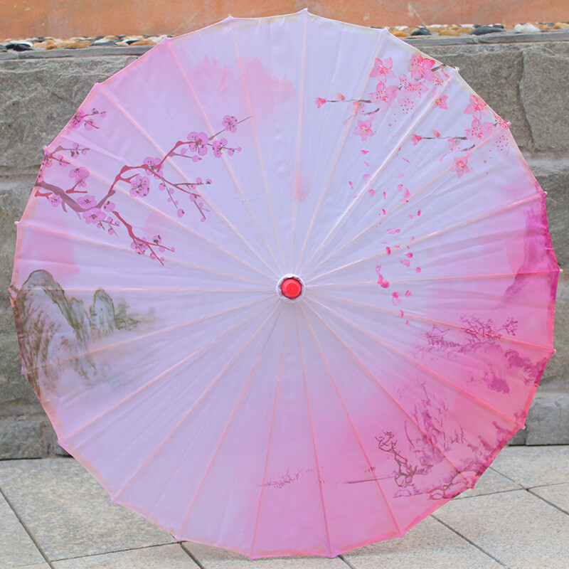 Китайски стил печат на таван на търговски център декоративен чадър cheongsam танцово представление реквизит древен стил занаятчийски чадър трансгранична търговия на едро