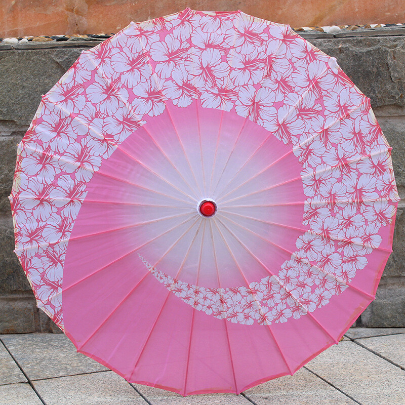 Китайски стил печат на таван на търговски център декоративен чадър cheongsam танцово представление реквизит древен стил занаятчийски чадър трансгранична търговия на едро