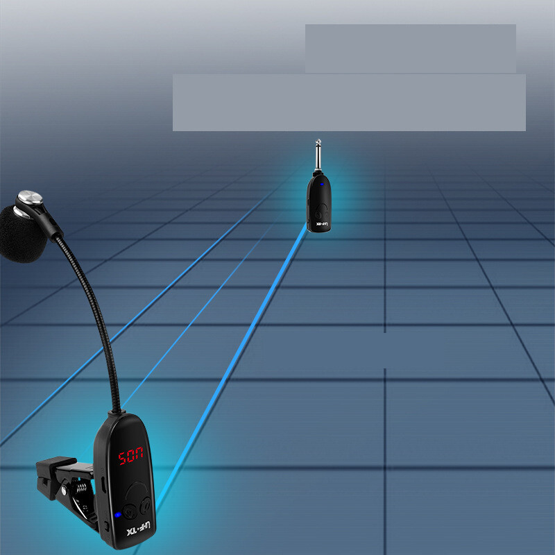 Saksofono imtuvas su 6,5 lizdo jungtimi, specializuotas belaidis mikrofonas, trimitas, scenos garso įranga, „Swan“, mikrofonas su garsu