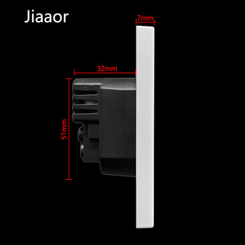 16A европейски немски френски контактен панел с USB + тип C86 външна търговия скрит контакт трансгранична доставка