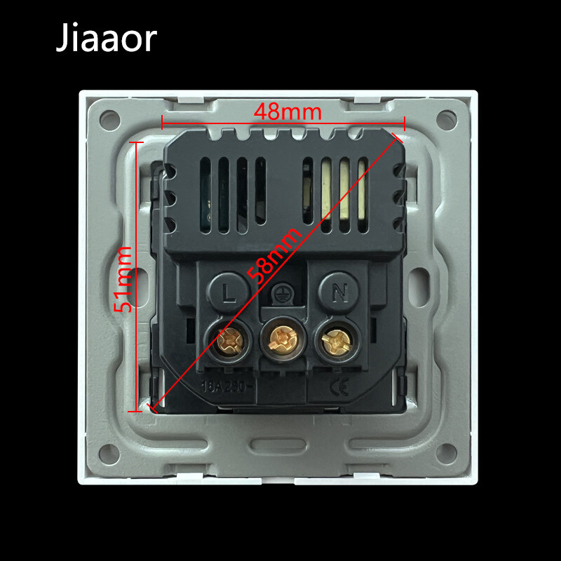 16A europietiškas vokiškas prancūziškas lizdas su USB + C86 tipo paslėptu lizdu užsienio prekybai, pristatymas per sieną