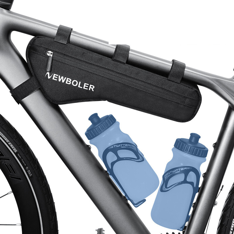 Чанта за велосипедна греда чанта за долна тръба вътрешна странична чанта колоездене голям капацитет триъгълна чанта за инструменти за кола планинска пътна кола универсална