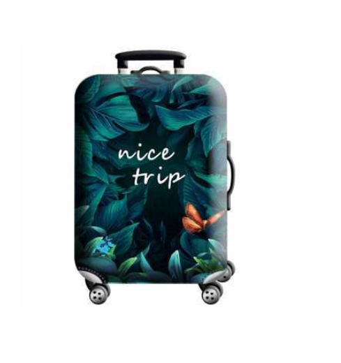 Elastne kaitsev pagasikate, reisikäru kohvri kate, tolmukindel kate, trükitud, pestav, kulumiskindel, parooliga, tehase pagasikate