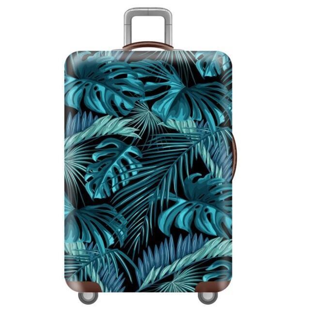 Elastne kaitsev pagasikate, reisikäru kohvri kate, tolmukindel kate, trükitud, pestav, kulumiskindel, parooliga, tehase pagasikate