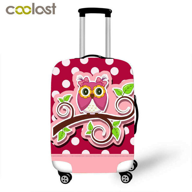 Jauns, biezs, skaists, apdrukāts bagāžas aizsargapvalks, Oksfordas audums, moderns, ūdeni atgrūdošs, elastīgs čemodāna pārvalks