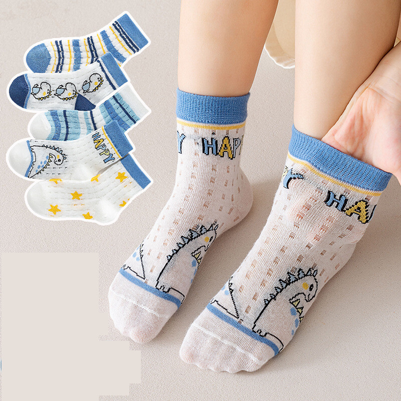 [Nauji karšti produktai] Vaikiškos kojinės berniukams, pavasariui ir vasarai, plonas tinklelis, korėjietiškos, sportinės kojinės berniukams ir mergaitėms, didmeninė prekyba