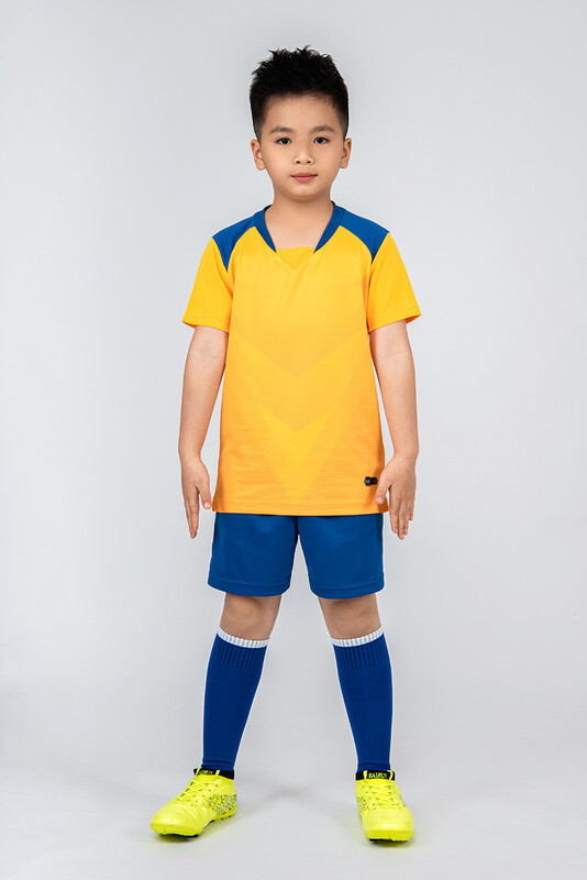 Παιδικές ποδοσφαιρικές εμφανίσεις για αγόρια, προσαρμοσμένα αθλητικά ρούχα ποδοσφαίρου, σετ προπόνησης με κοντό μανίκι