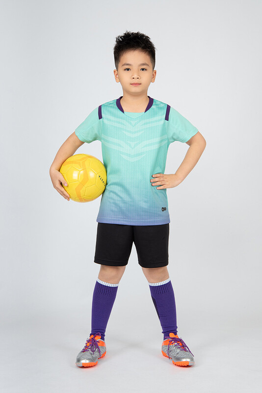 Παιδικές ποδοσφαιρικές εμφανίσεις για αγόρια, προσαρμοσμένα αθλητικά ρούχα ποδοσφαίρου, σετ προπόνησης με κοντό μανίκι