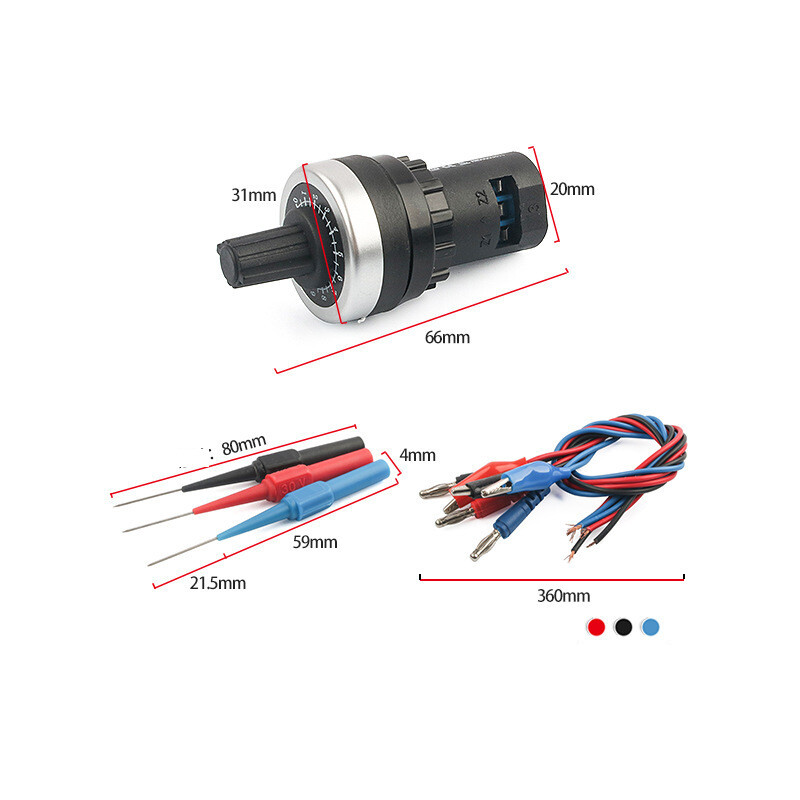 Instrument de reparare a circuitelor senzorului de rezistență analogică reglabilă pentru automobile