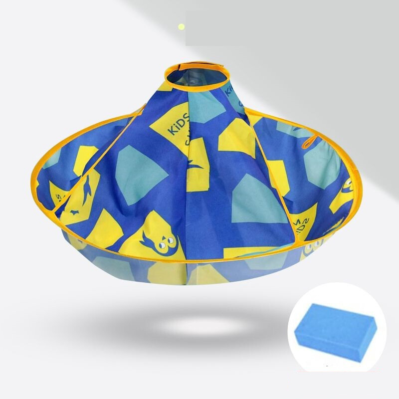 Vaikų kirpimo prijuostė, kūdikių kirpimo prijuostė, kūdikių kirpimo apsiaustas, nelimpanti plaukų prijuostė, universali suaugusiųjų kirpimo prijuostė