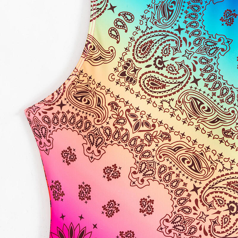 Novi ženski jednodijelni kupaći kostim iz 2025., europski i američki, prekogranični, mrežasti, brzosušeći, sportski, bikini kupaći kostim