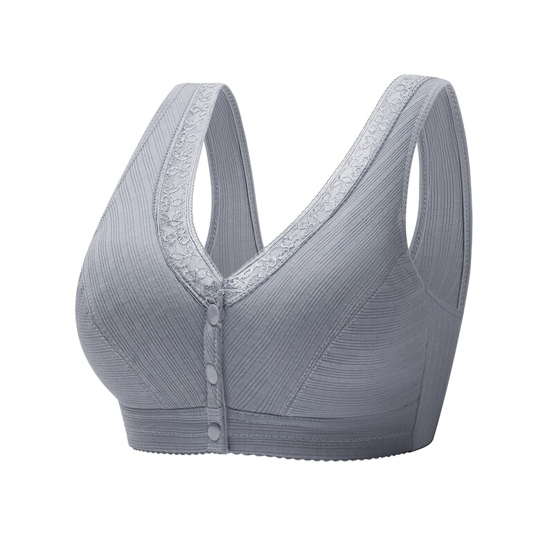 Nauji nėriniuoti apatiniai su sagtimi, moteriški minkšti medvilniniai apatiniai, vidutinio ir vyresnio amžiaus moterims, didelis dydis, be plieninių žiedų, liemenėlė iš tiesioginės didmeninės prekybos gamykloje.