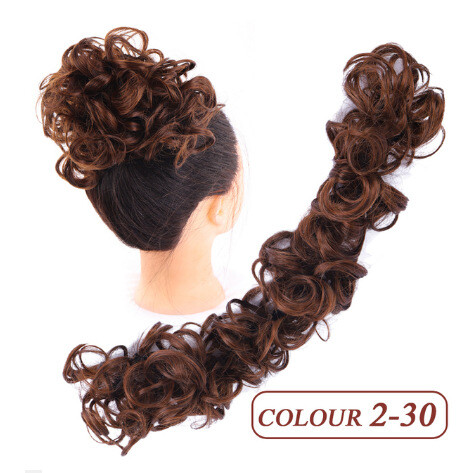 Perukas moterims, plaukų kamuoliukas, natūralūs vikšro formos garbanojimai, pūkuoti plaukai, hanfu plaukų maišelis, garbanoti kuodeliai, plaukų suktukai