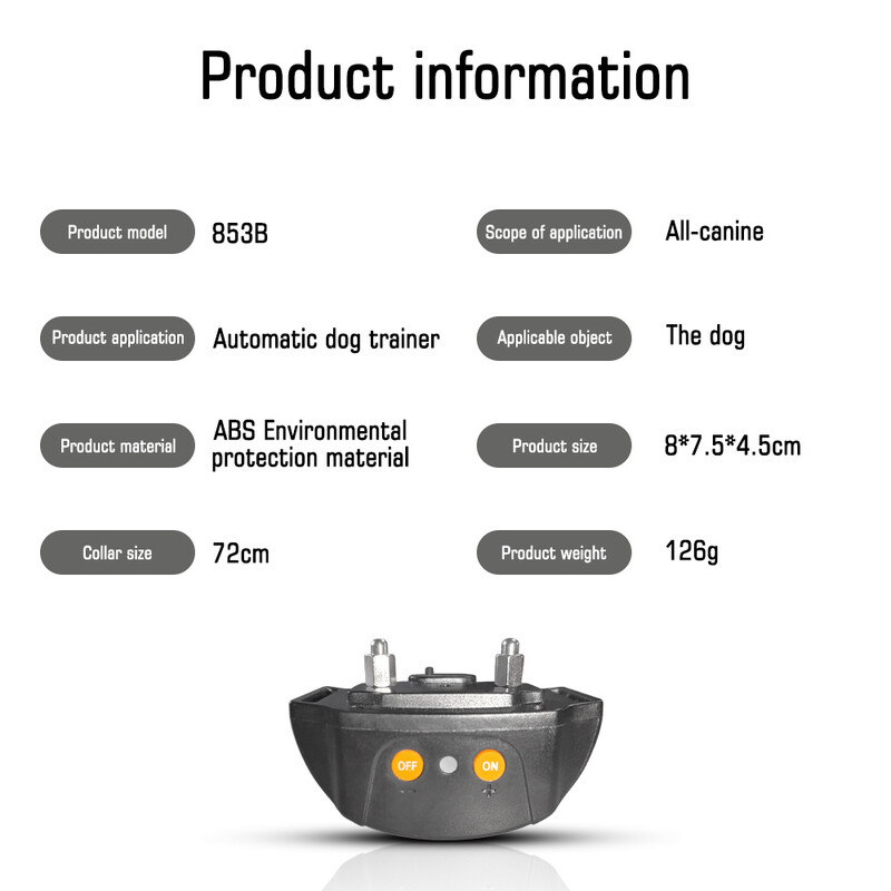 Prekogranični uređaj za zaustavljanje lajanja pasa velikih razmjera, ogrlica za kućne ljubimce, novi uređaj za dresuru pasa s osjetljivošću na pogrešnu procjenu
