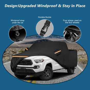 Κάλυμμα για F150 / Tundra / Ram 1500 / 2500 / 3500 Tacoma / Pickup - προστασία από τον ήλιο και αντοχή στη βροχή