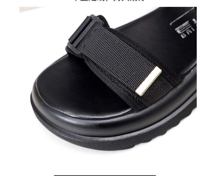 Ženske sandale s debelim potplatom, ljetne nove rimske studentske cipele za slobodno vrijeme, platforma, čičak, neklizajuće cipele za plažu