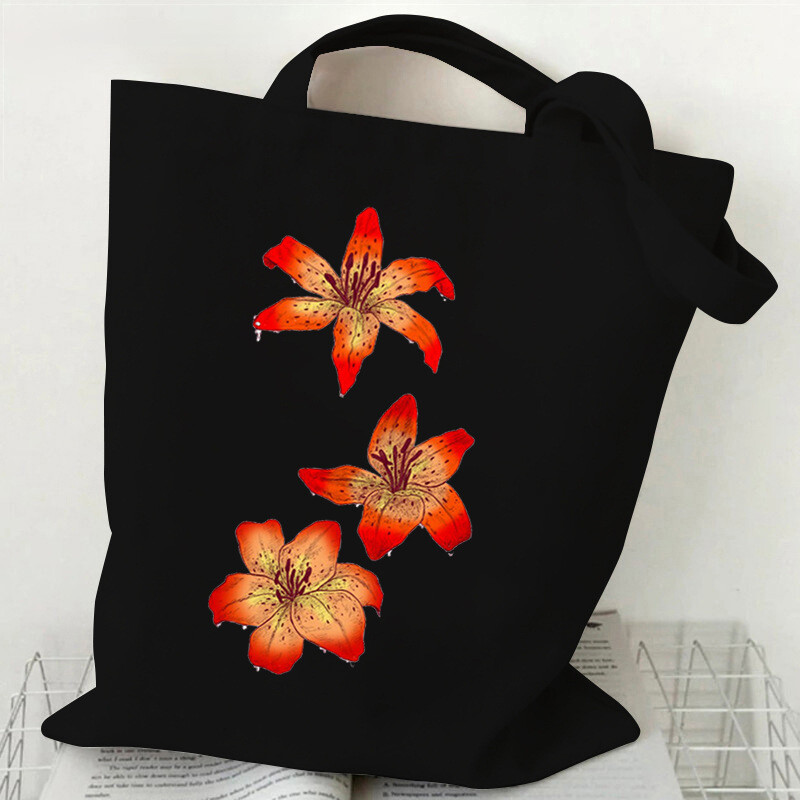 Platnena torba s uzorkom lavande, torba za rame, torba za rame, torba preko tijela za inozemnu trgovinu