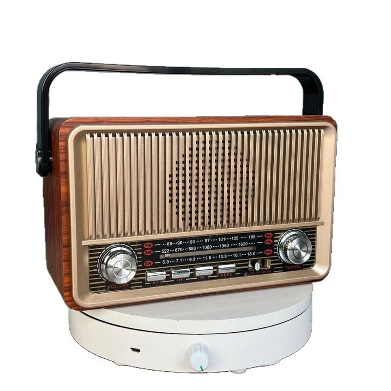 Tarpvalstybinė retro stiliaus medinė nešiojama daugiajuostė kortelė su aukštos kokybės „Bluetooth“ radiju, aukštos klasės, mažų prietaisų eksportui.