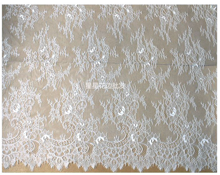 3 metra duga, 1,5 metara široka mrežasta tkanina za trepavice od čipke, odjeća, suknja, kućna tkanina, stolnjak, ukrasna čipka