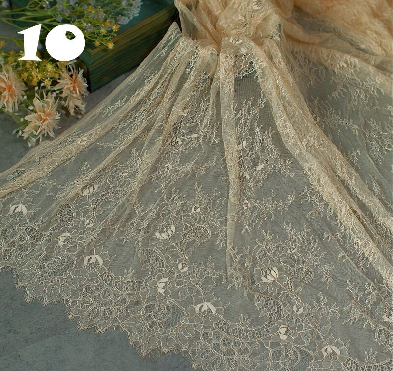 3 metra duga, 1,5 metara široka mrežasta tkanina za trepavice od čipke, odjeća, suknja, kućna tkanina, stolnjak, ukrasna čipka