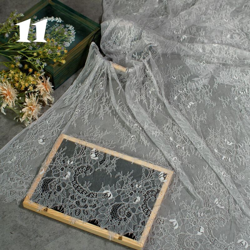 3 metra duga, 1,5 metara široka mrežasta tkanina za trepavice od čipke, odjeća, suknja, kućna tkanina, stolnjak, ukrasna čipka