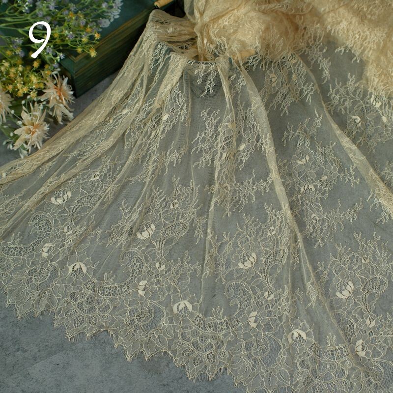 3 metra duga, 1,5 metara široka mrežasta tkanina za trepavice od čipke, odjeća, suknja, kućna tkanina, stolnjak, ukrasna čipka