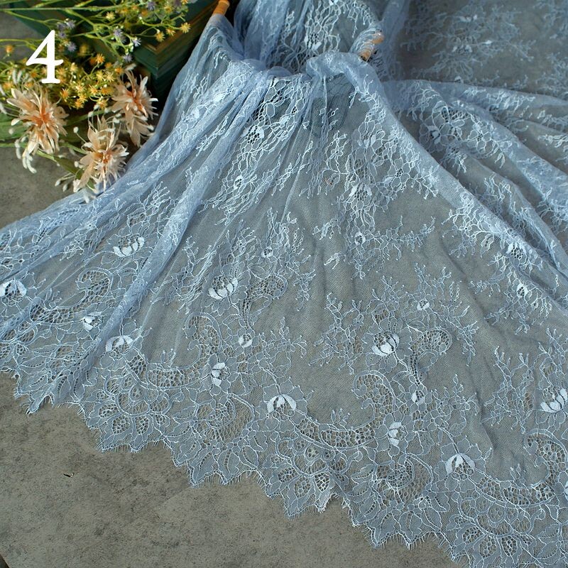 3 metra duga, 1,5 metara široka mrežasta tkanina za trepavice od čipke, odjeća, suknja, kućna tkanina, stolnjak, ukrasna čipka