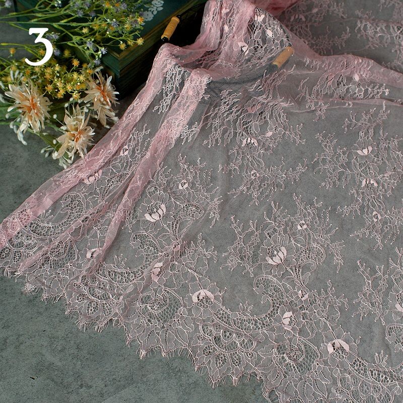 3 metra duga, 1,5 metara široka mrežasta tkanina za trepavice od čipke, odjeća, suknja, kućna tkanina, stolnjak, ukrasna čipka
