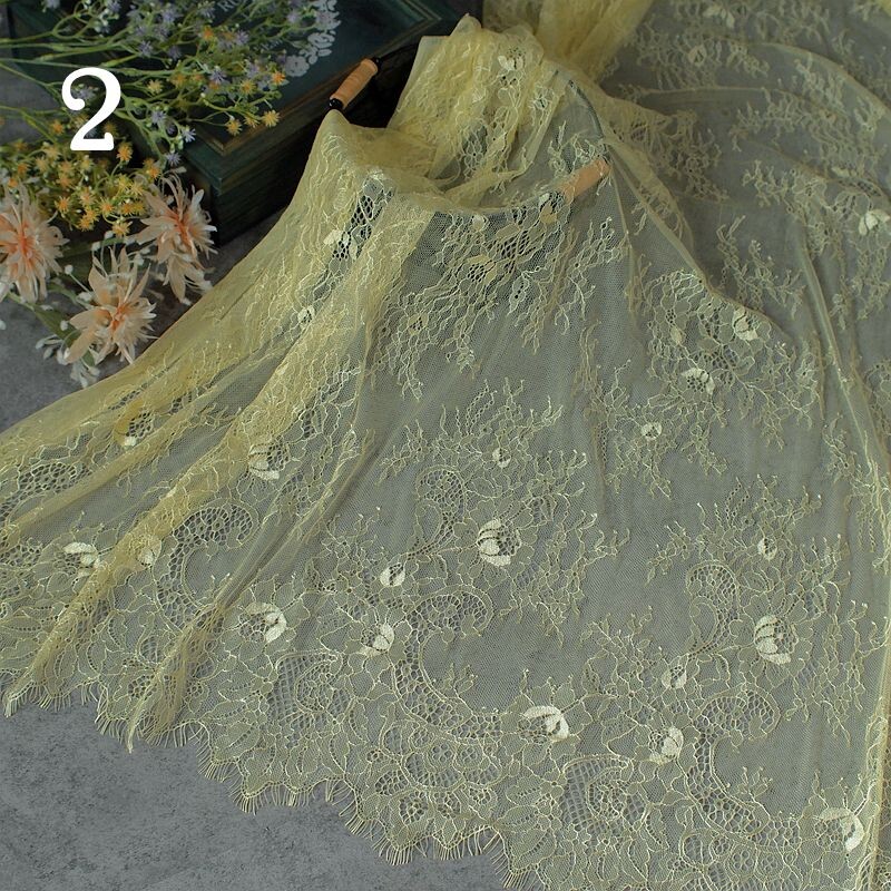 3 metra duga, 1,5 metara široka mrežasta tkanina za trepavice od čipke, odjeća, suknja, kućna tkanina, stolnjak, ukrasna čipka