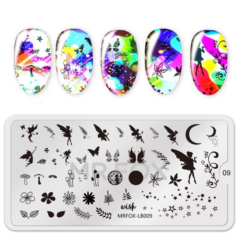 Prekogranična dostava predložaka za tisak na noktima, DIY tisak, alatni čelik za nokte, predložak za transfer tisak, čelična ploča za početnike