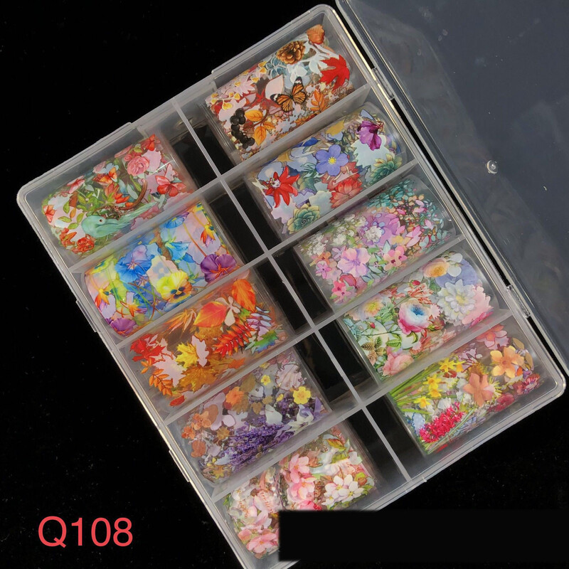 Prekogranična opskrba cvijećem, leptirima, zmijskim otiscima, leopard otiscima, raznim veleprodajnim tvornicama papira za transfer noktiju sa zvjezdanim nebom