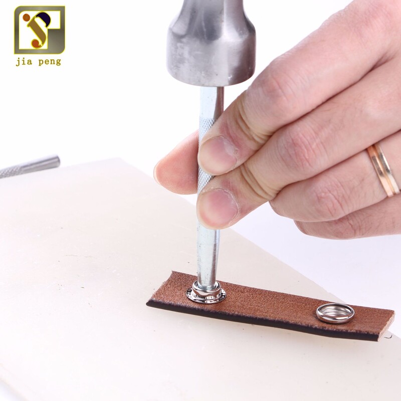 Metalinės paslėptos sagos 10 vnt. varnelių prisegimui, įvairios specifikacijos, apvali saga, odinė striukė, džinsinė striukė, varnelių prisegimas, didmeninė prekyba