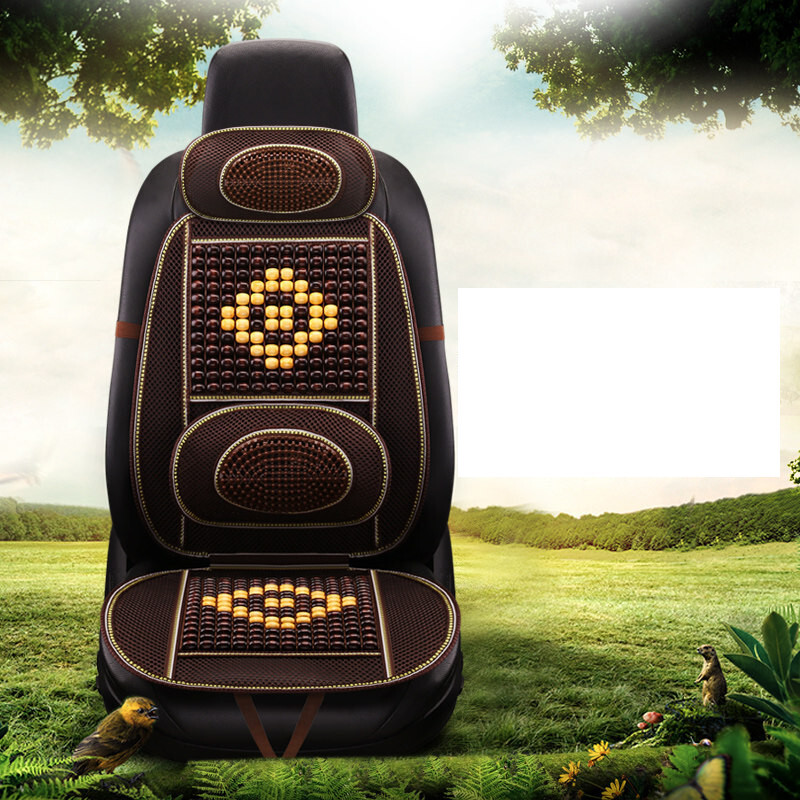 Ljetna hladna prostirka, ljetni jastuk za autosjedalicu, navlaka za jednostruko autosjedalicu, zračni komad bambusa, bambusova prostirka, hladna prostirka, prozirne drvene perle za auto