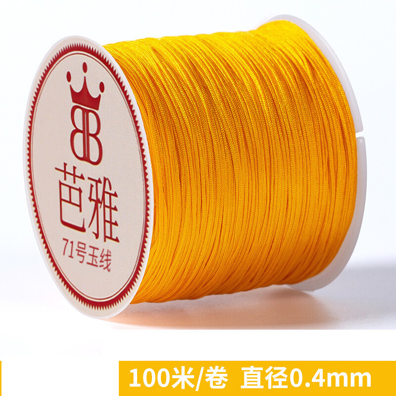 Cenjia 72 punutud jadetraadist käevõru, helmeskäevõru, isetehtud kaelakee, käsitsi punutud köis 72 punutud jadetraati