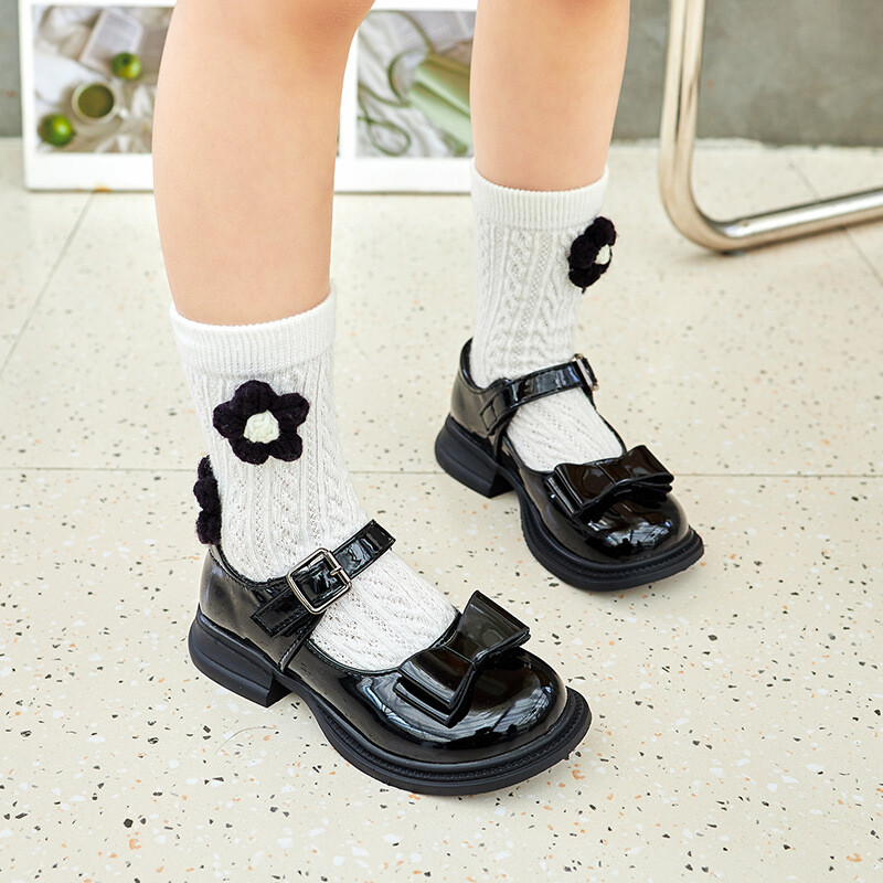 Juodi odiniai batai mergaitėms, sportiniai bateliai, sportiniai bateliai, princesių bateliai, maži odiniai bateliai, vaikiški, mokykliniai, super minkšti, vieno dydžio bateliai, mokykliniai bateliai