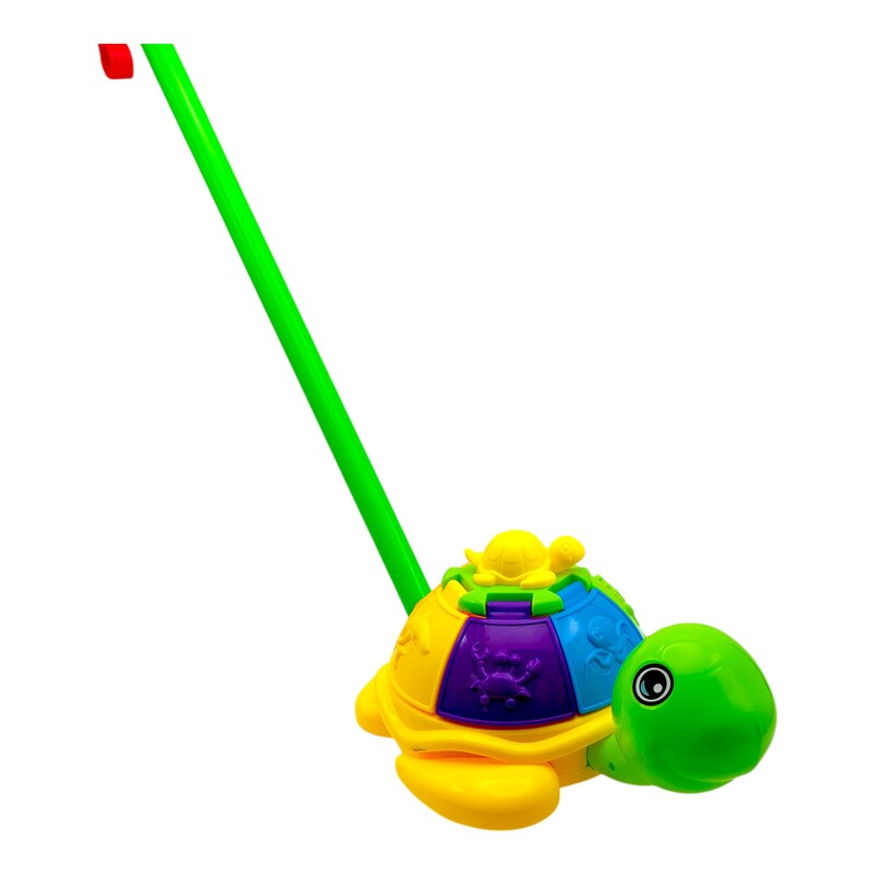 Играчка Костенурка, За бутане, Пластмасова, Многоцветно