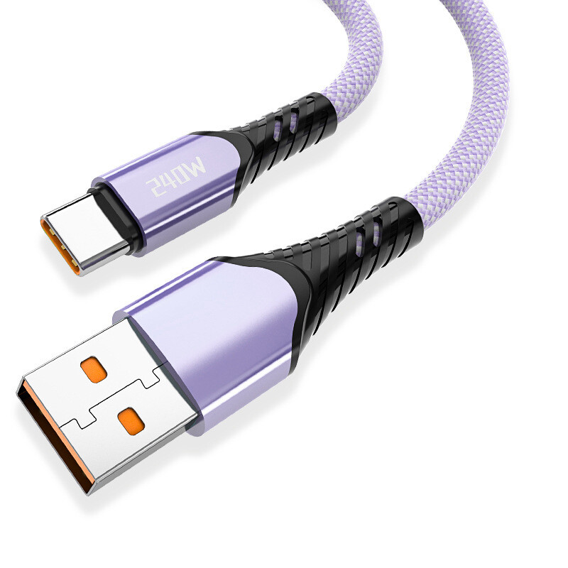 240W super brzo punjenje TypeC podatkovni kabel, pogodan za punjenje Huawei Honor mobitela, 10A brzo punjenje preko granica, vanjska trgovina