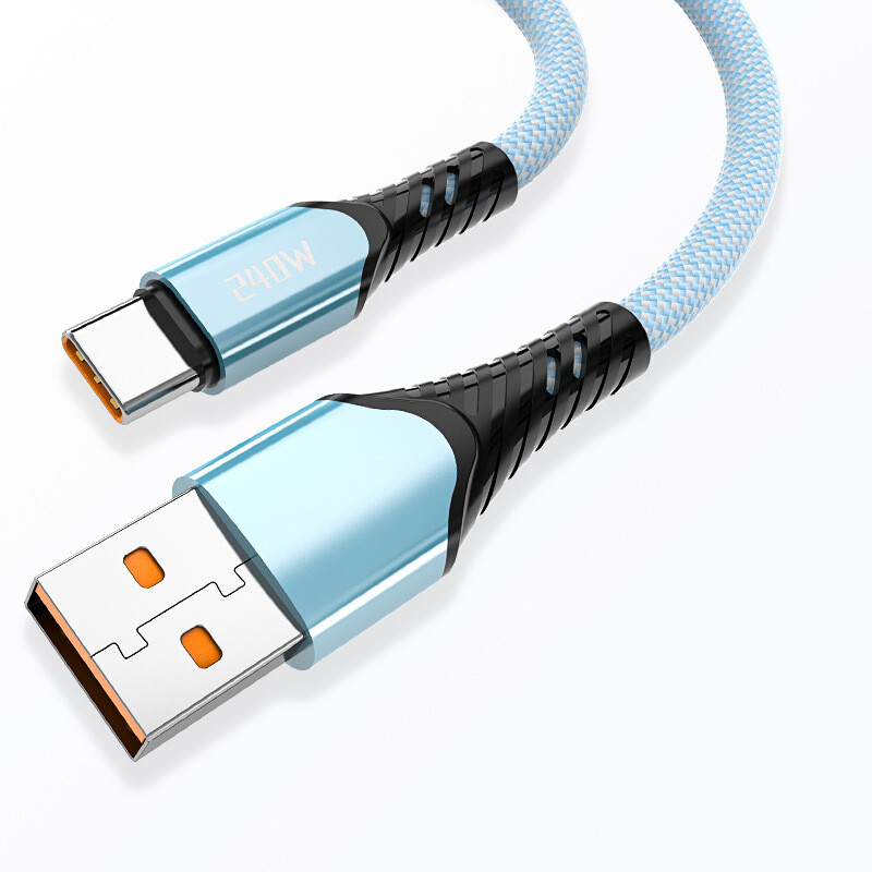 240W super brzo punjenje TypeC podatkovni kabel, pogodan za punjenje Huawei Honor mobitela, 10A brzo punjenje preko granica, vanjska trgovina