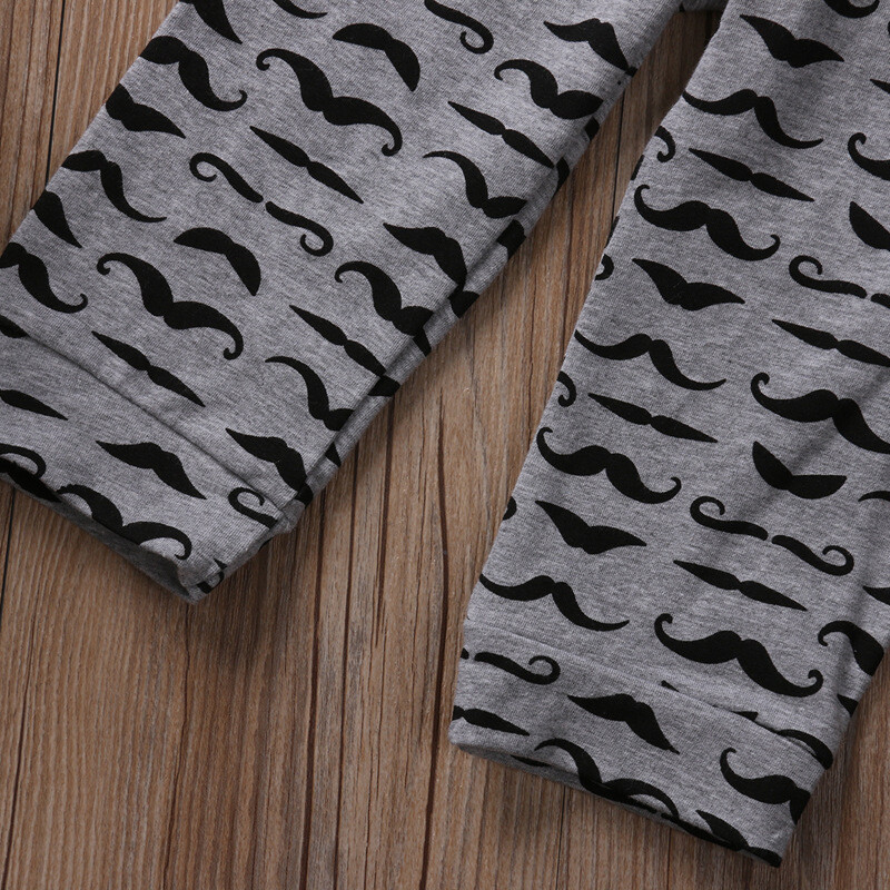 Odjeća za bebe s brkovima u vanjskoj trgovini, odjeća za prdenje, odijelo s leptir-mašnom, trokut, trodijelni kombinezon, odijelo s leptir-mašnom