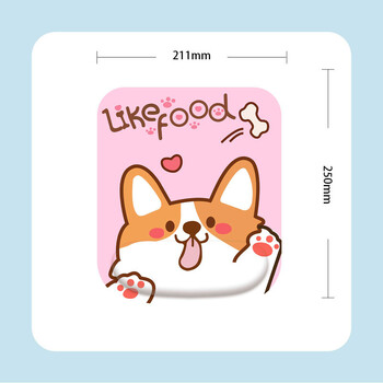 X01 Ελαστικό Mouse Pad με Δημιουργικό Βαμμένο Memory Foam, Ποντίκι, Πληκτρολόγιο, Τρισδιάστατο Ποτήρι Χειρός, Πυκνωμένο, Άνετο για Γραφείο