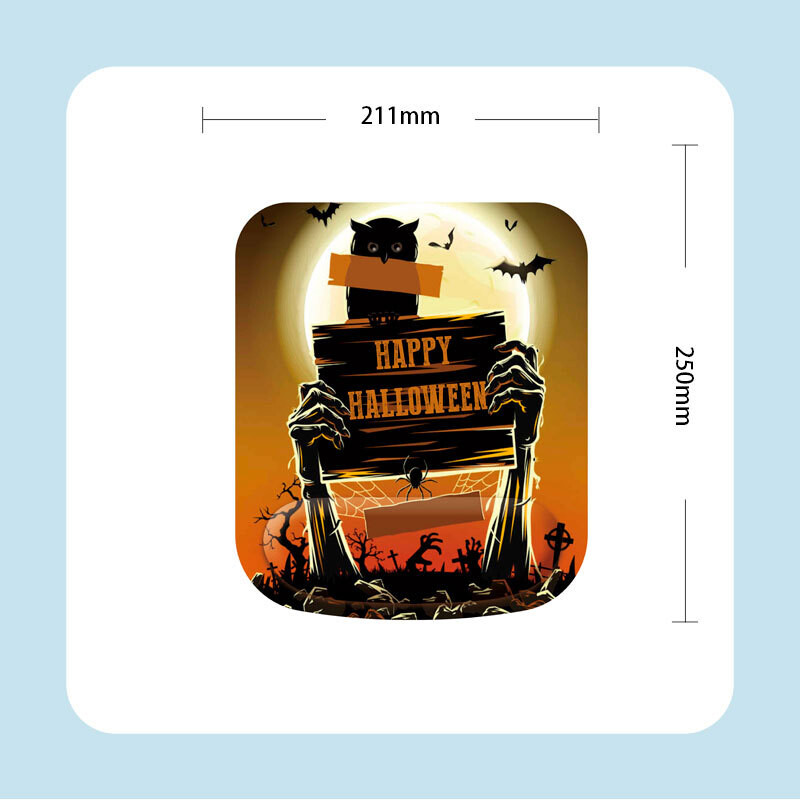 X01 gumena podloga za miša s kreativno oslikanom memorijskom pjenom, miš, tipkovnica, 3D podloga za ruke, zadebljana, udobna za ured